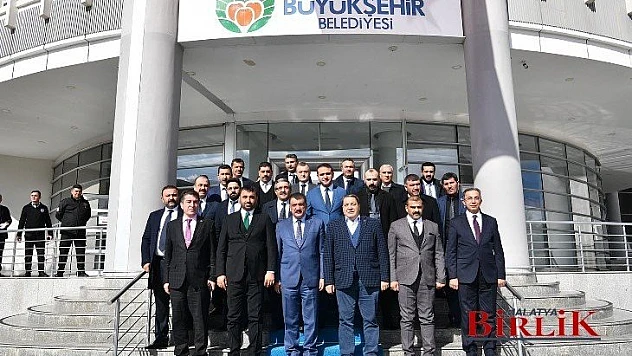MHP Yeni Yönetimi Başkan Gürkan'ı Ziyaret Etti
