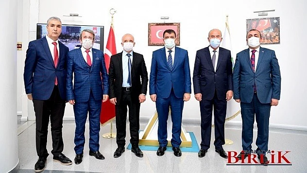 MHP Yeşilyurt İlçe Teşkilatından Başkan Gürkan'a Ziyaret