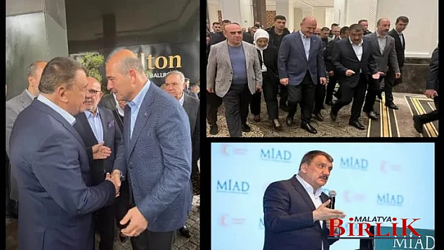 MİAD Programına katılan İçişleri Bakanı Soylu, Malatya Eskisinden Daha Güzel Olacak