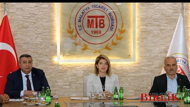 Milletvekili Ölmeztoprak'tan Malatya Ticaret Borsası'na Ziyaret