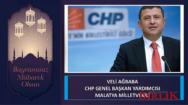 Milletvekili Veli Ağbaba'nın Bayram Mesajı