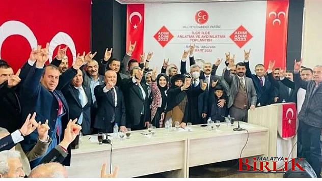 Milliyetçi Hareket Partisi Malatya İl Teşkilatı'na Rekor Katılım