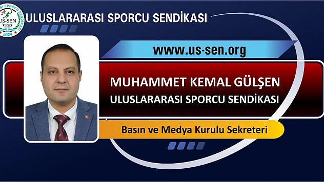 Muhammet Kemal Gülşen, US-SEN Basın ve Medya Kurulu Sekreteri Olarak Atandı