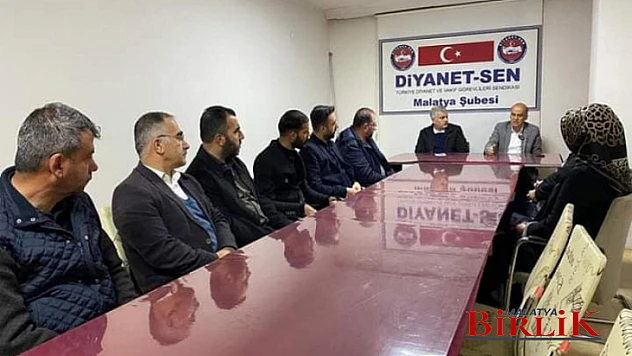 Murat Aslan'dan Diyanet-Sen Malatya Şubesine Ziyaret