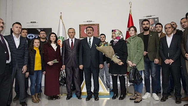 Öğretmenlerden Başkan Gürkan'a Anlamlı Ziyaret