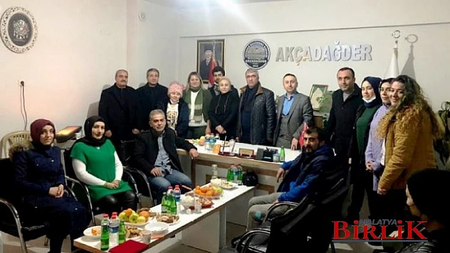 Pekdemir'den AKÇADAĞ Derneğine Ziyaret