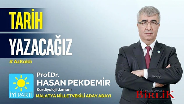 Pekdemir, Malatya'nın Yaralarını Hep Birlikte Saracağız