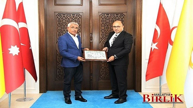 Prof. Dr. Şahin'den Başkan Güder'e Ziyaret