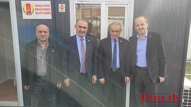 Saadet Partisi Belediye Başkan Adaylarından Anadolu Basın Birliği Derneği'ne Ziyaret.