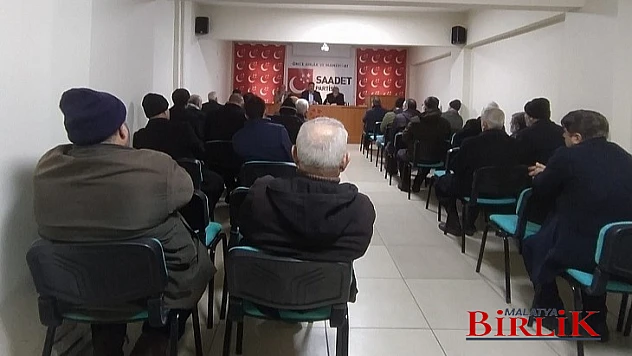 Saadet Partisi İl Divan Toplantısı Gerçekleştirildi