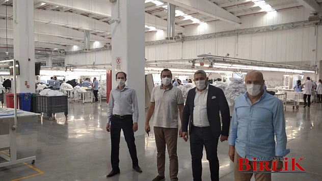 Sadıkoğlu, Fabrikalarda Tedbirler Alınarak Üretim Devam Ediyor