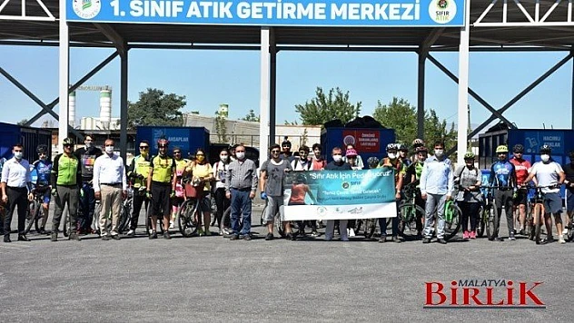Sıfır Atık İçin Pedallıyoruz' Bisiklet Turu Düzenlendi