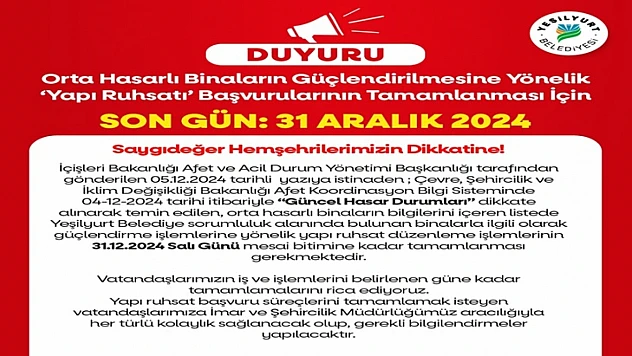 Son Gün 31 Aralık 2024