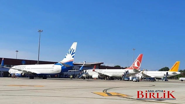 Şubat Ayında Malatya Havalimanı'nda 63.457 Yolcuya Hizmet Verildi