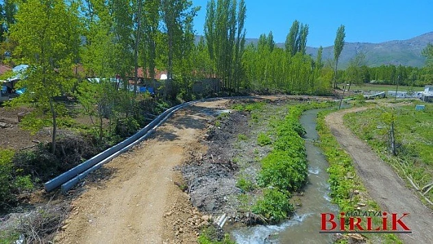 Sürgü'ye 8 Bin 200 Metrelik Sulama Kanalı