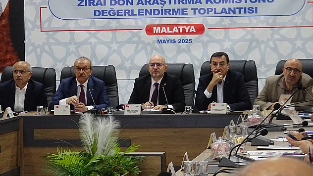 TBMM Zirai Don Araştırma Komisyonu Malatya'da bir araya geldi