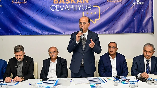 Tecde Mahallesinde 'Vatandaş Soruyor, Başkan Cevaplıyor' Toplantısı Düzenlendi