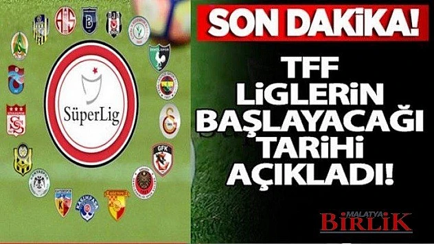 TFF Ertelenen Ligler En Erken Haziran Ayında Başlar