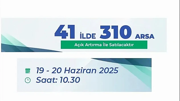 TOKİ 41 İlde Arsa Satışı Yapacak