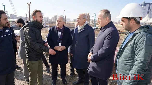 TOKİ Başkanı Ömer Bulut Malatya'da İncelemelerde Bulundu