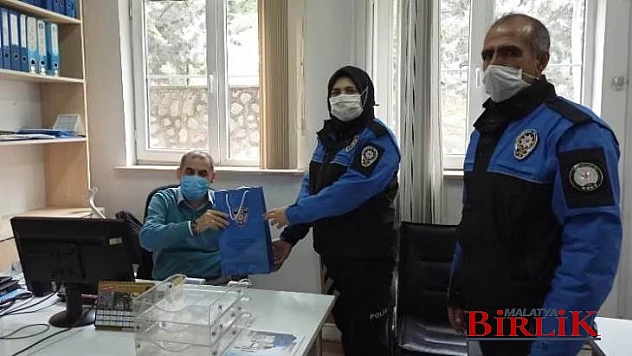Toplum Destekli Polisten Büyükşehir Personeline Anlamlı Ziyaret