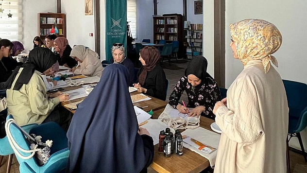 TÜGVA Malatya'dan Filistin'e Sanatsal Destek: 'Direnişin Rengi' Atölyesi Düzenlendi