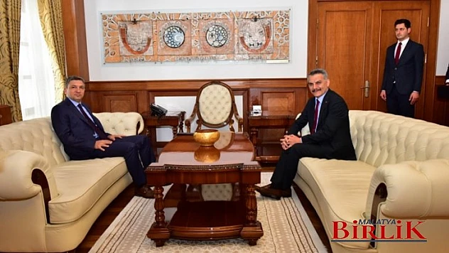 Tunceli Valisi Özkan'dan, Vali Şahin'e Ziyaret