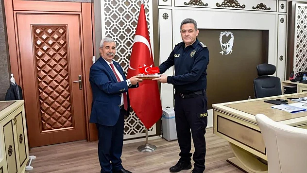 Türk Ocakları Malatya Şubesinden İl Emniyet Müdürü Kayhan Ay'a Ziyaret