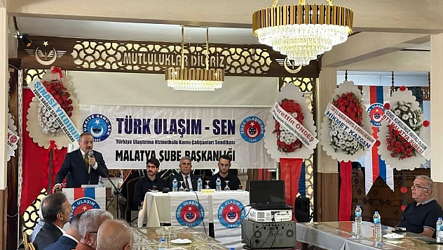 Türk Ulaşım-Sen Genel Merkezi'nden Malatya Şubesine Tam Destek