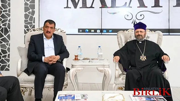 Türkiye Ermeni Patriği Sahak Maşalyan'dan Başkan Gürkan'a Ziyaret