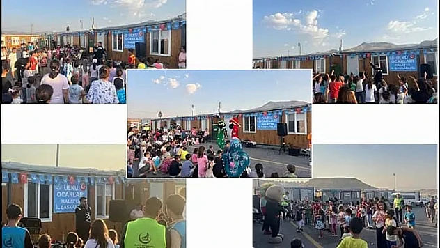 Ülkü Ocakları'ndan Malatya'da Depremzede Çocuklara Moral Şenliği
