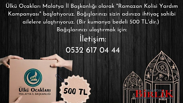 Ülkü Ocaklarından Yardım Kolisi Kampanyası