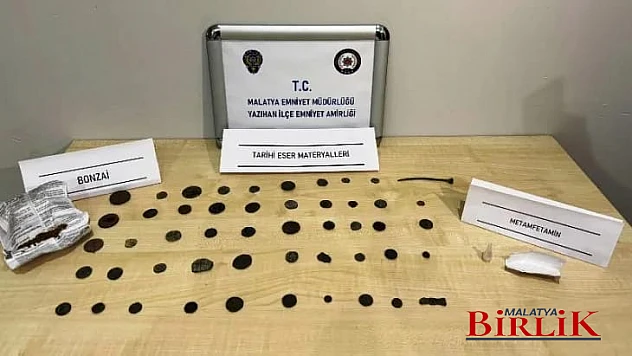 Uyuşturucu Bulunan Araçta Tarihi Eserde Yakalandı