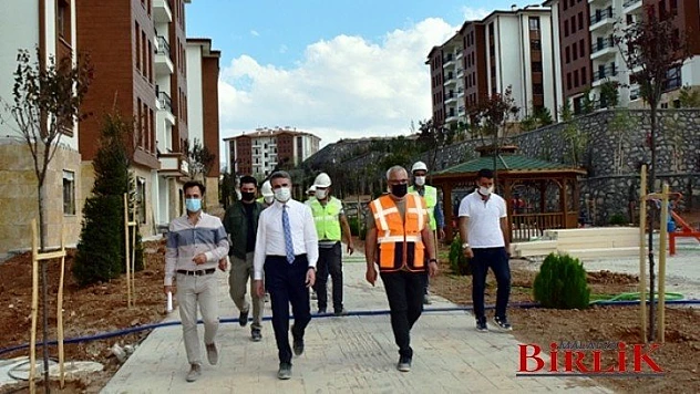 Vali Baruş Battalgazi İlçesi TOKİ Afet Konutlarını İnceledi