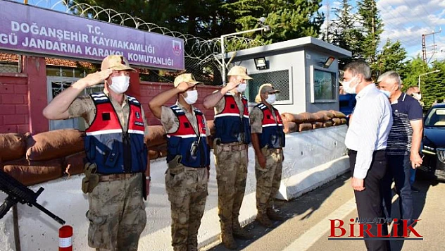 Vali Baruş, Darende ve Doğanşehir Yol Kontrol Noktalarına Ziyaret