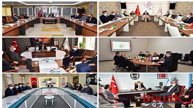 Vali Baruş, Kurumların 2022 Yılı Çalışmaları Hakkında Brifing Almaya Devam Ediyor