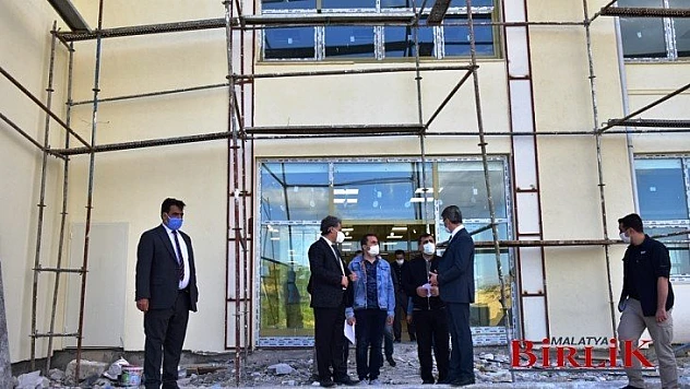 Vali Baruş, Melekbaba Gençlik Merkezi İnşaatını Gezgi