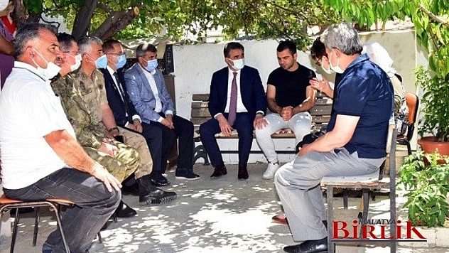  Vali Baruş, Mertcan Fırtına'ya Ziyaret