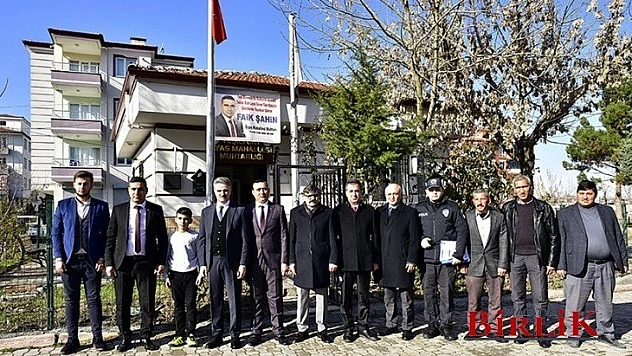 Vali Baruş'tan İnönü ve İlyas Mahalle Muhtarlarına Ziyaret