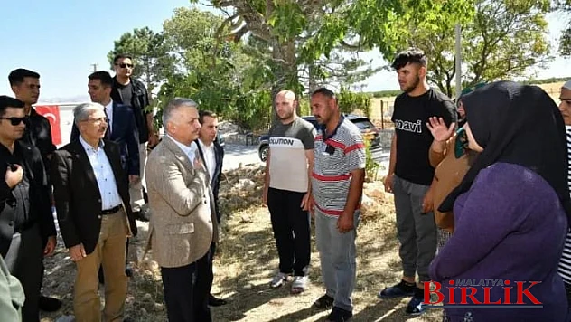 Vali Yazıcı'dan Akçadağ İlçesinde İnceleme Gezisi