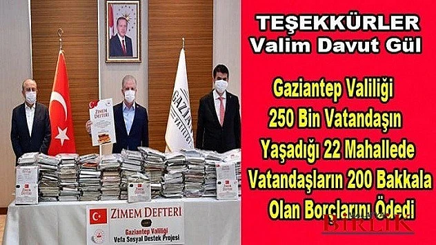 Valilik Vatandaşların Bakkala Olan Borçlarını Ödedi