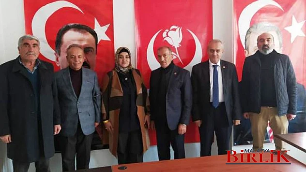 Vatanseverler Derneği'nden (BBP) Akçadağ İlçe Başkanı Arif Koyun'a Ziyaret