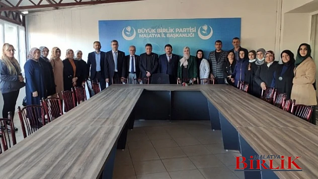 Vatanseverler Derneğinden Büyük Birlik Partisine Ziyaret