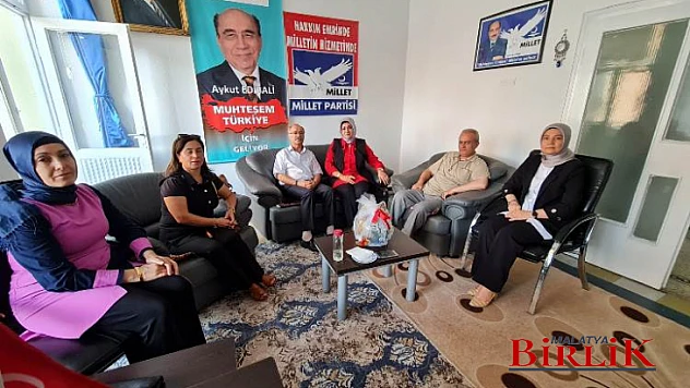 Vatanseverler Derneğinden Millet Partisi İl Başkanlığına Ziyaret