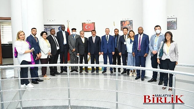 Yabancı Ülke Temsilcilerinden Başkan Gürkan'a Ziyaret