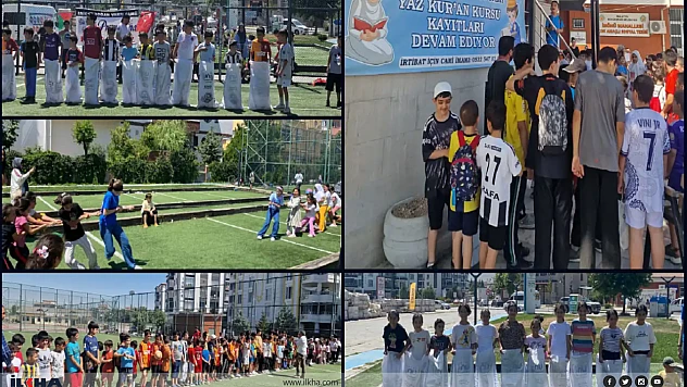 Yaz Kur'an Kursunda Hem Kalp Hem Zihin Beslenerek Tüm Güzelliği İle Devam Ediyor