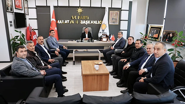 Yazıhan Muhtarlarından AK Parti İl Başkanı Ali Bakan'a Ziyaret