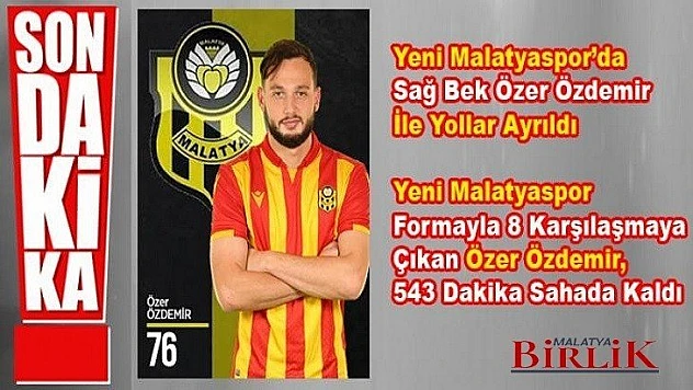 Yeni Malatyaspor'da Yaprak Dökümü Devam Ediyor