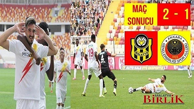 Yeni Malatyaspor Evinde Kazanmasını Bildi 2 - 1