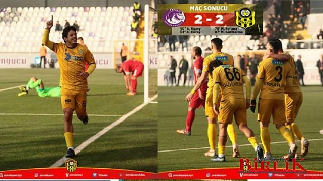 Yeni Malatyaspor Kupada 2 - 2 Berabere Kalarak Tur Atladı